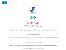 Tablet Screenshot of leelalabs.com